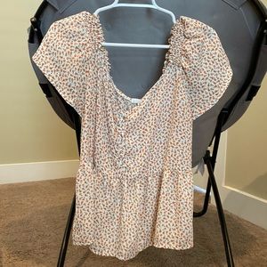 Sienna Sky Floral Off-The-Shoulder Blouse